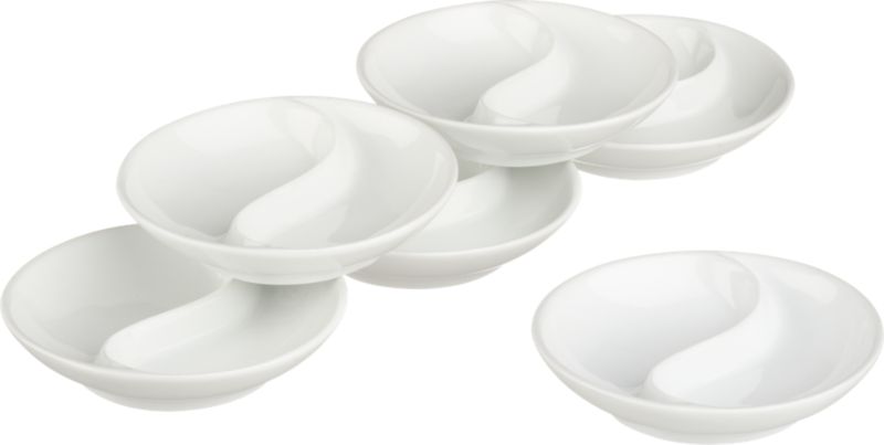 Set of 6 Divided Dishes