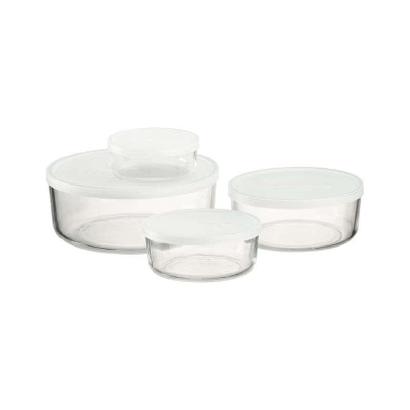 Set of 4 Round Storage Bowl Set