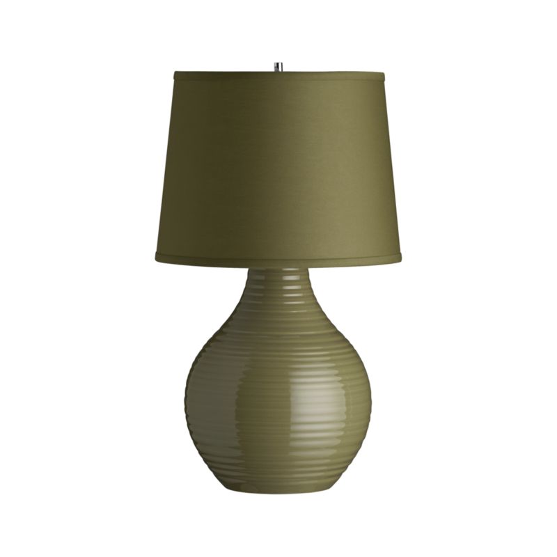 Row Khaki Taupe Table Lamp