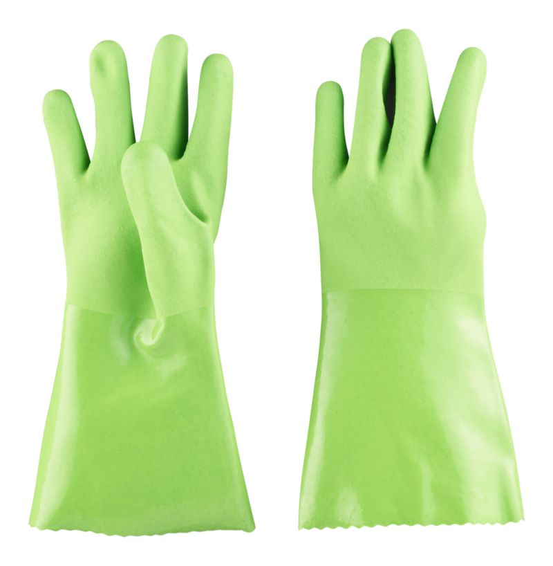 RubberGlovesGreenLgS2OT9