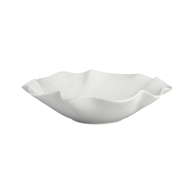 Ruffle Large Bowl. 15"dia.x3.5"H