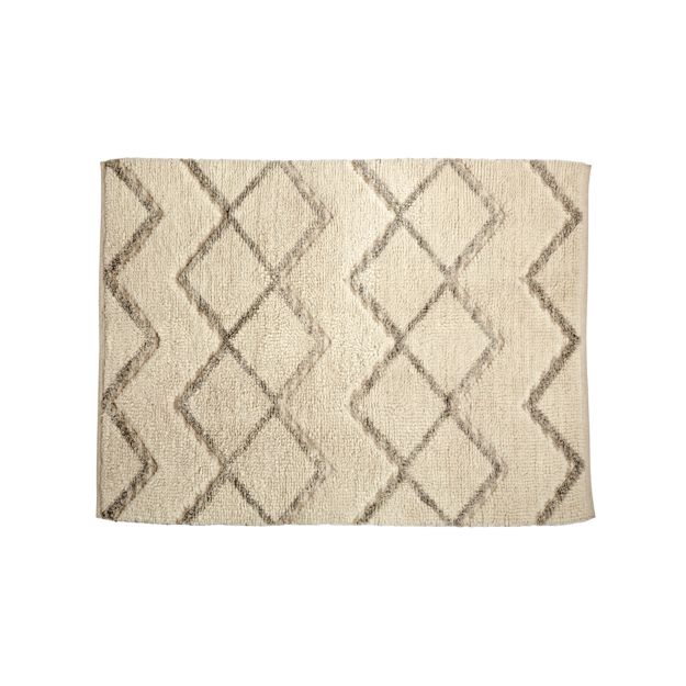 Diamond Grid Kids Rug Crate and Barrel