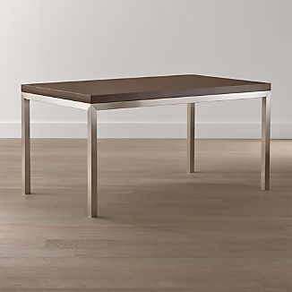 Myrtle Top/ Stainless Steel Base Parsons Dining Tables