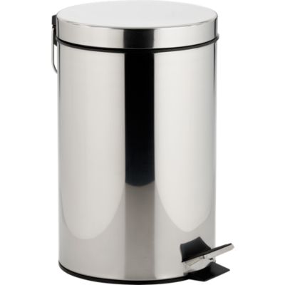 Stainless Steel 3.2-Gallon Step Can