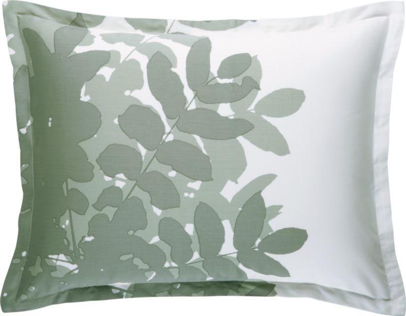 Marimekko Saarni Sage Standard Pillow Sham