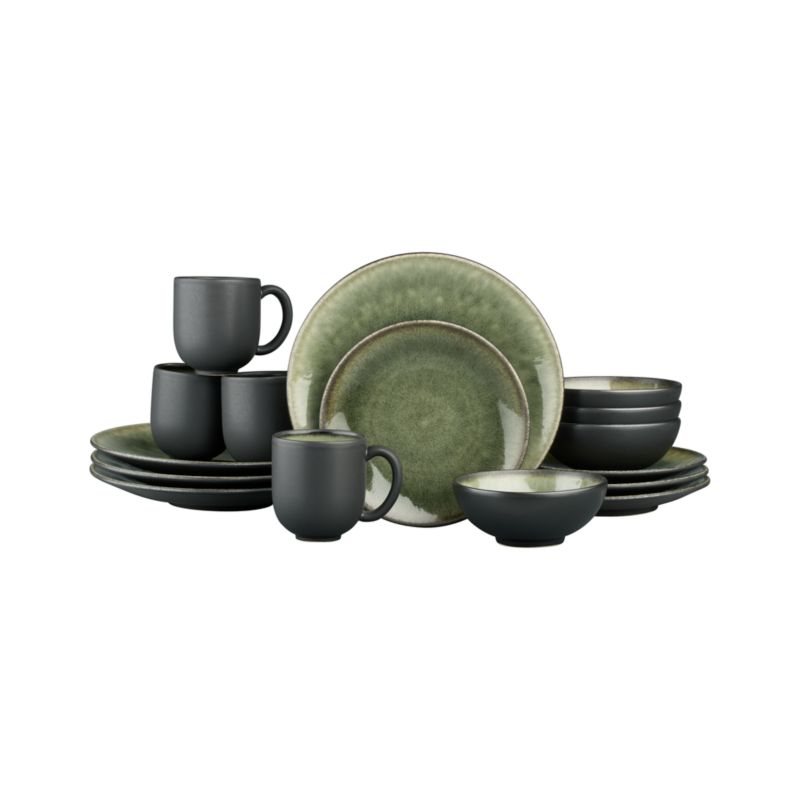 16-Piece Set: four 4-piece place settings.