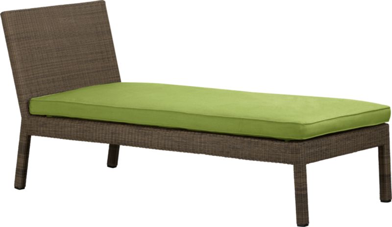 Sanibel Chaise Lounge with Sunbrella® Kiwi Seat Cushion