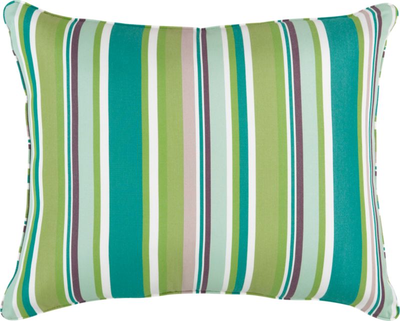 Sunbrella® Sanibel Stripe Back Pillow