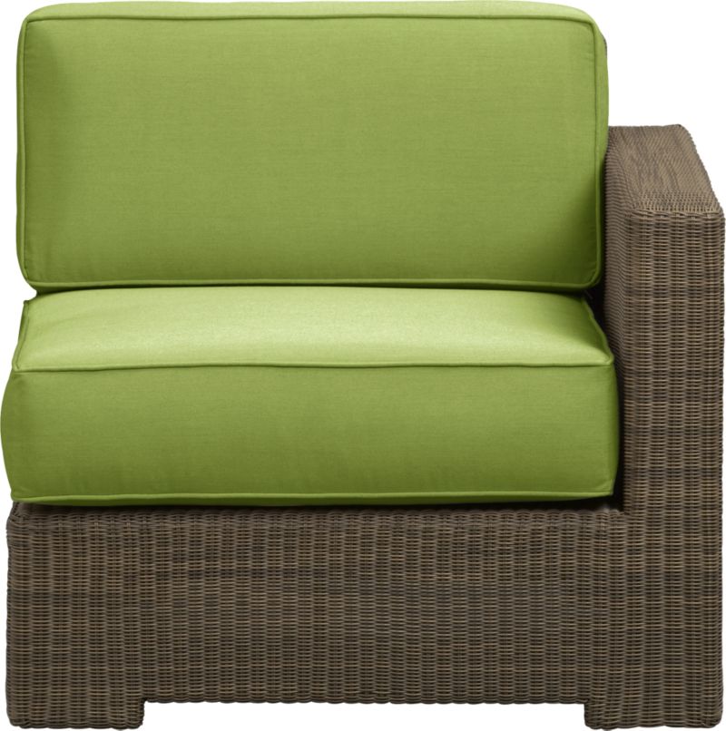 Sanibel Modular Right Arm Chair with Sunbrella® Kiwi Cushions