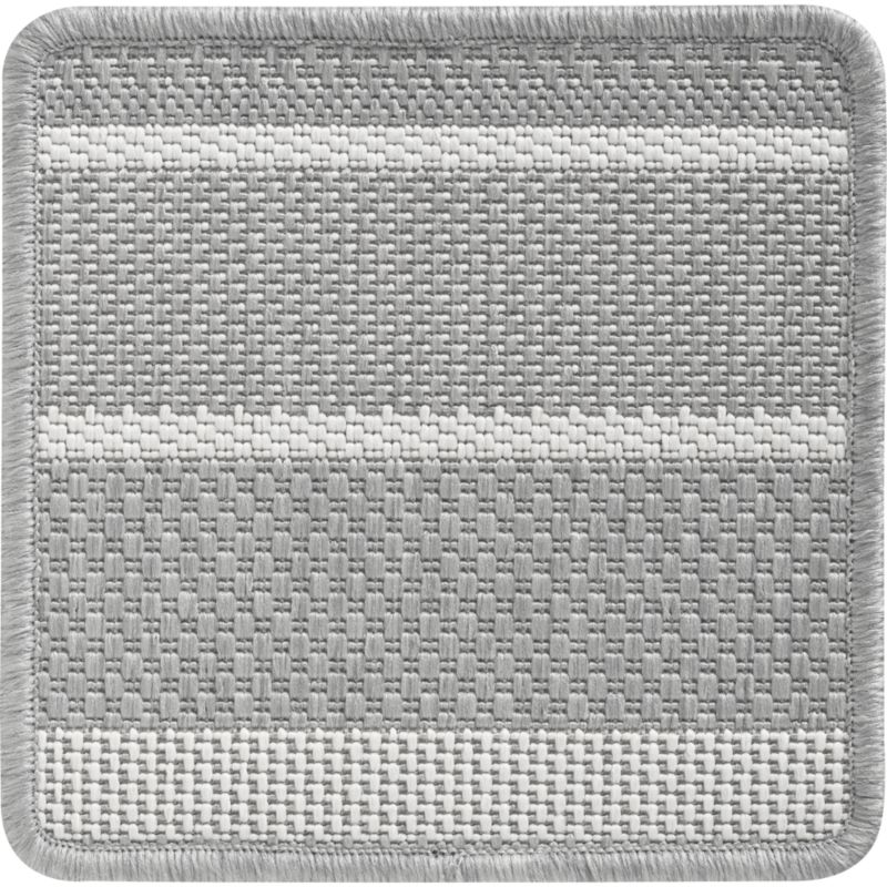 Sarasota Grey Rug Swatch. 12" sq.