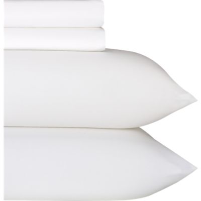 Sateen White Full Sheet Set