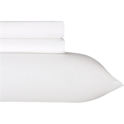 Sateen White Extra Long Twin Sheet Set