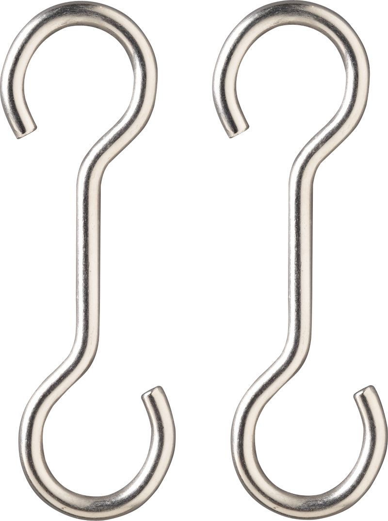 Set of two extension hooks. 4"
