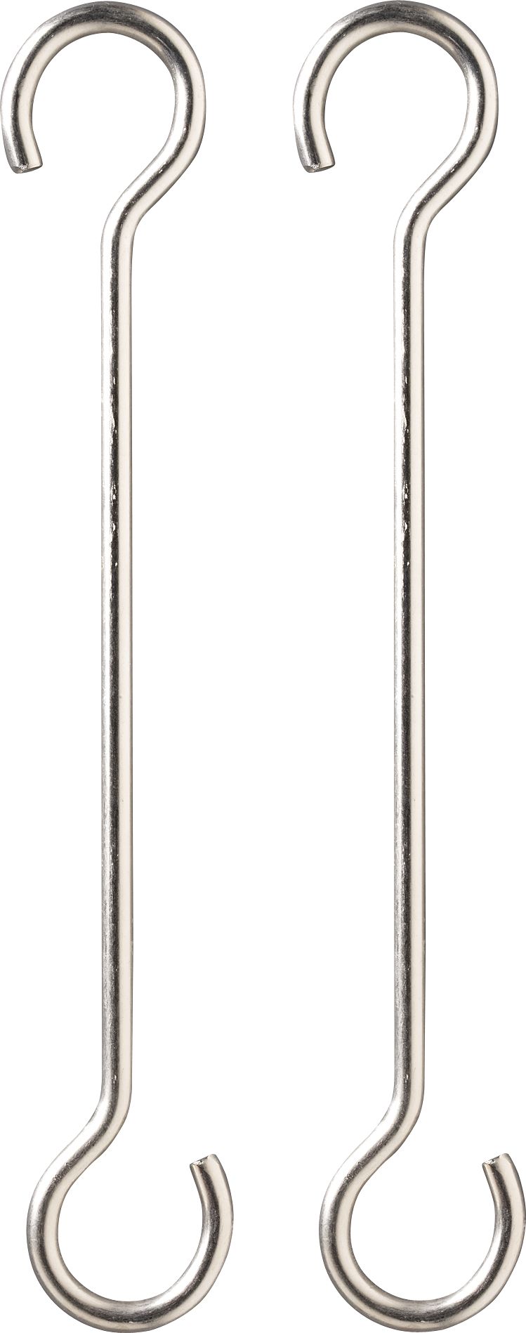 Set of two extension hooks. 8"