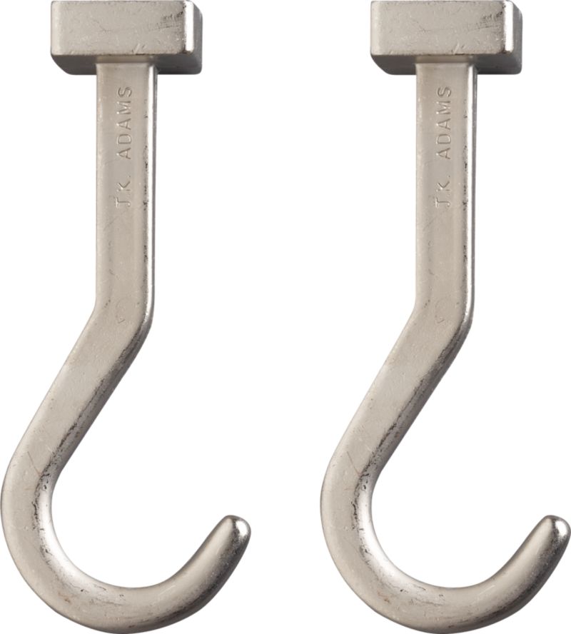Set of two pot hooks. 4"