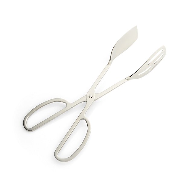 Scissor Handled Serving Tongs Crate and Barrel