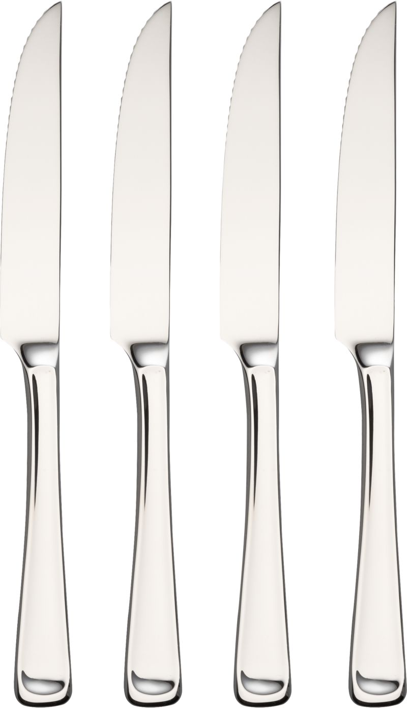 Set of four Scoop steak knives. 9.75"