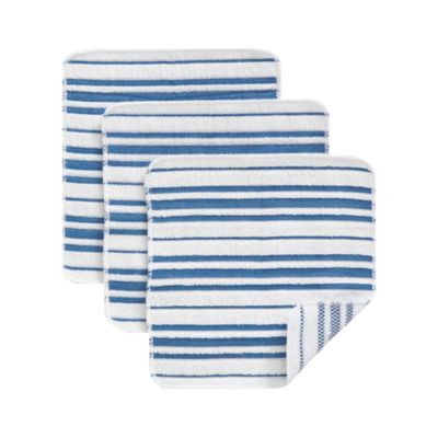 Set of 3 Scrubby Blue Dishcloths