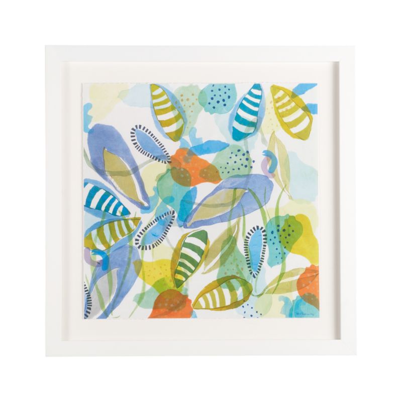 Sea Flower Blue Print