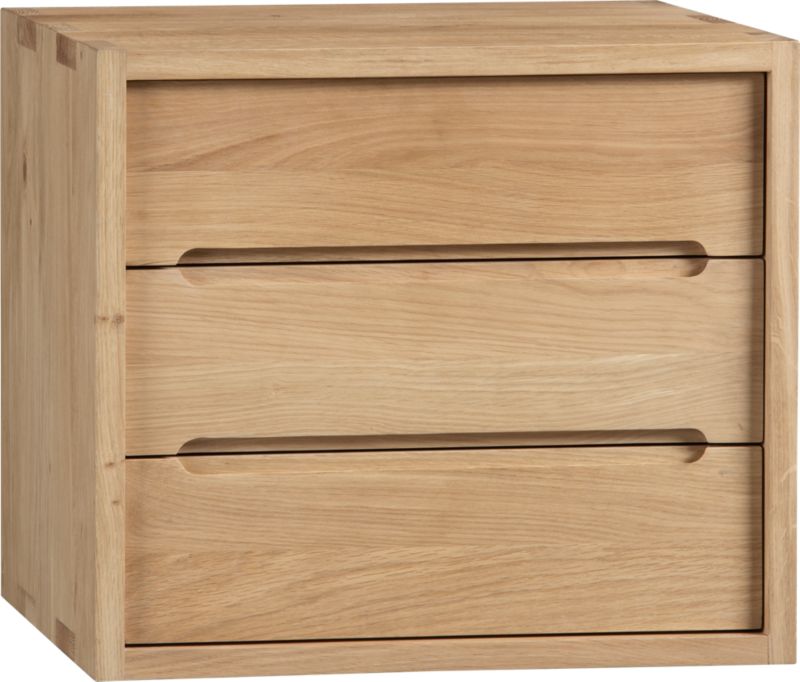 Sentry Oak Wall Box with Drawers