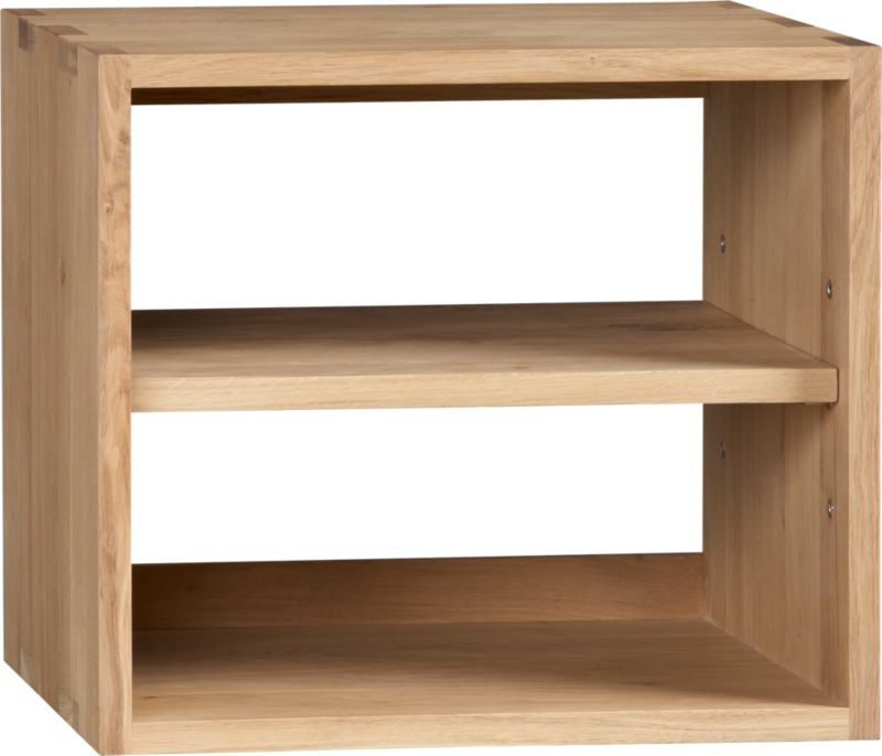 Sentry Oak Wall Box with Shelf
