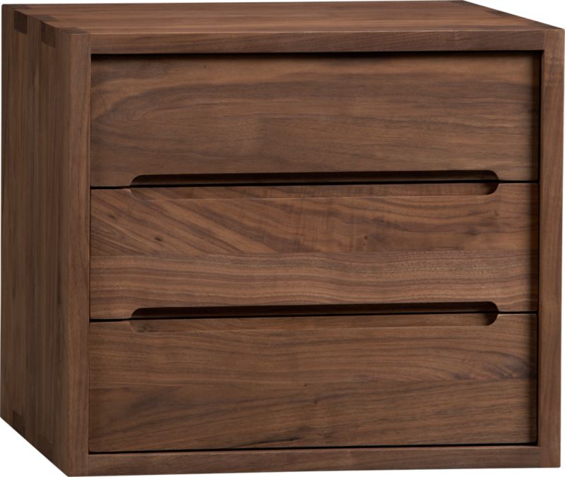 Sentry Walnut Wall Box with Drawers