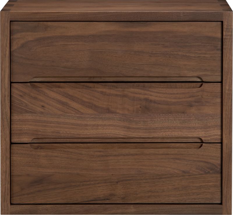 Sentry Walnut Wall Box with Drawers