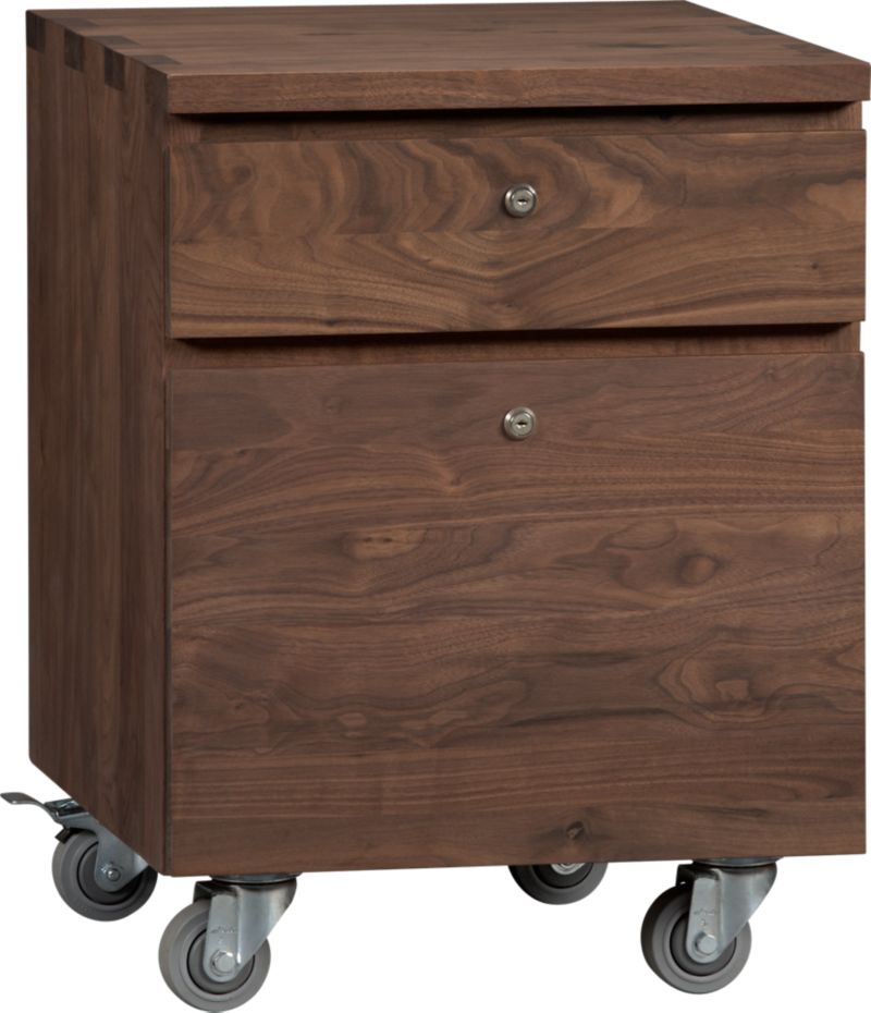 Sentry Walnut Filing Cabinet
