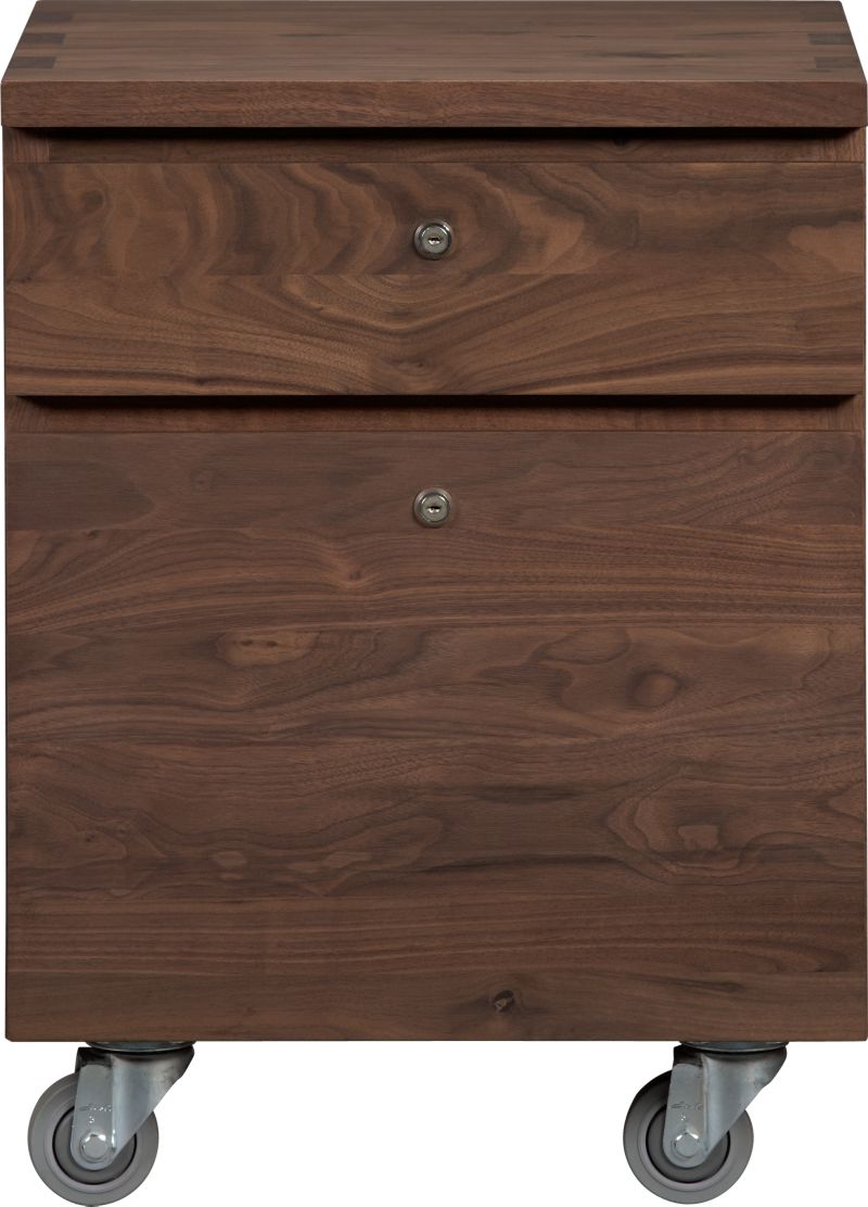 Sentry Walnut Filing Cabinet