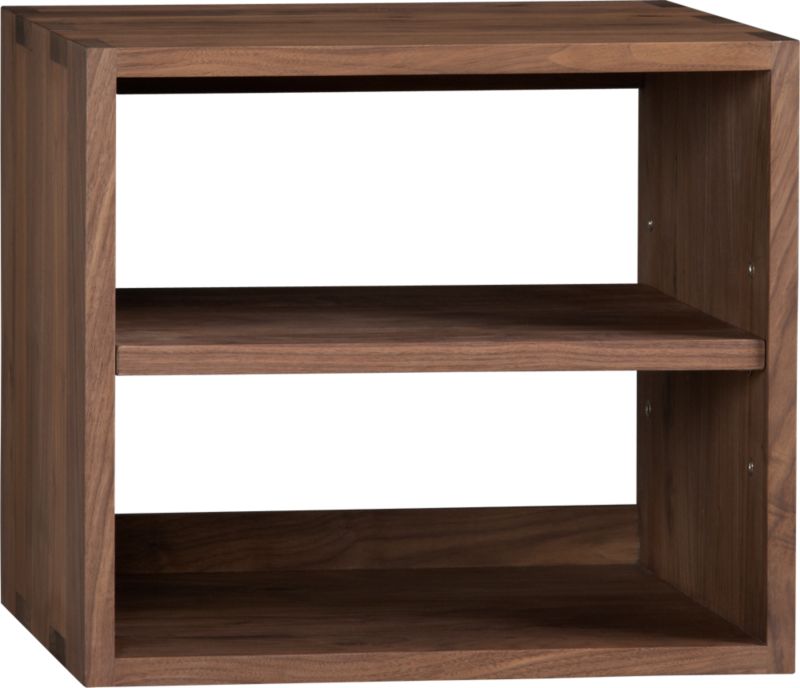 Sentry Walnut Wall Box with Shelf