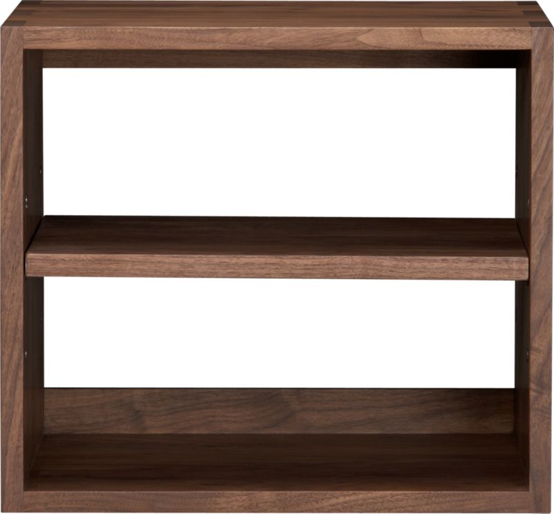 Sentry Walnut Wall Box with Shelf
