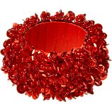 Sequin Cuff Red Napkin Ring