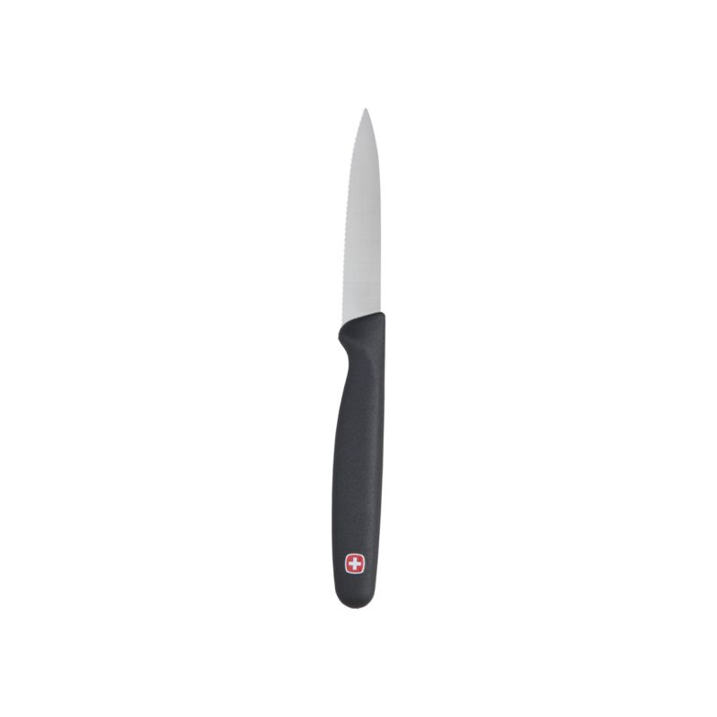 SerratedParingKnifeBlkS12