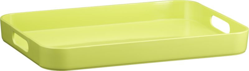 Green Serving Tray