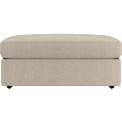 The Shelter Storage Ottoman with Casters