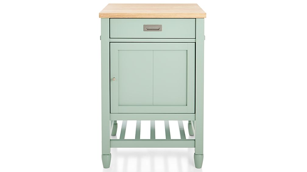 Sheridan Mint Kitchen Cart Crate and Barrel