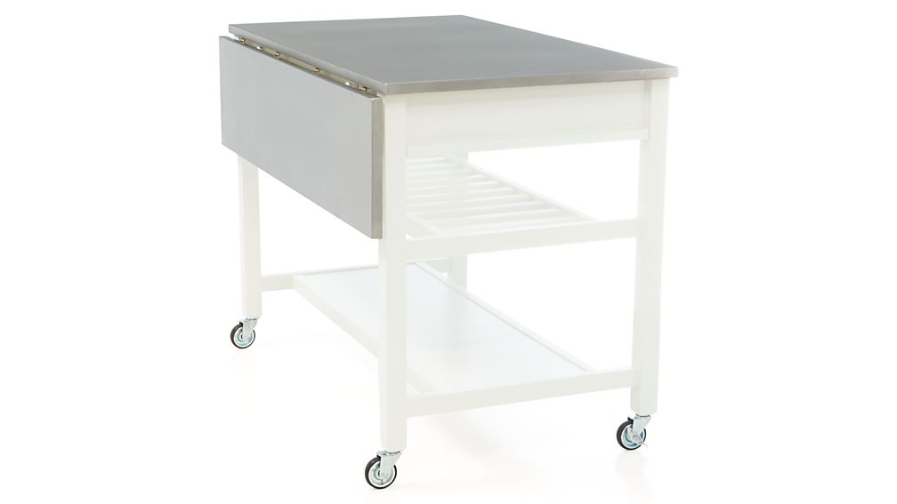 Sheridan White Kitchen Island Crate and Barrel