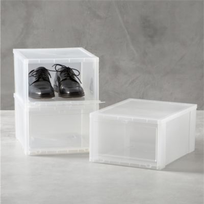 Large Clear Shoe Box