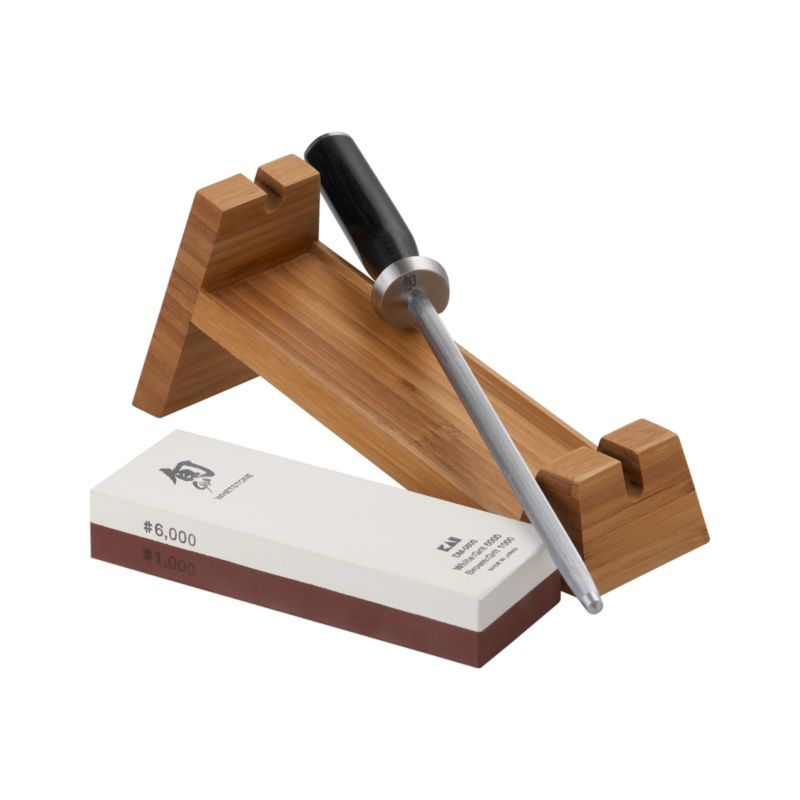 Shun® 3-Piece Whetstone Sharpening System