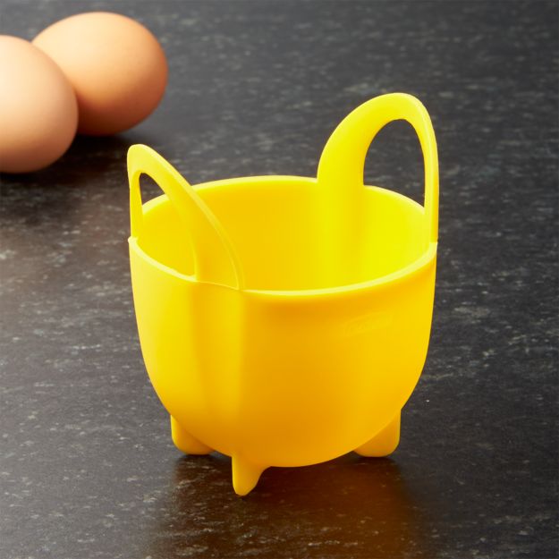 Silicone Egg Poacher + Reviews Crate and Barrel