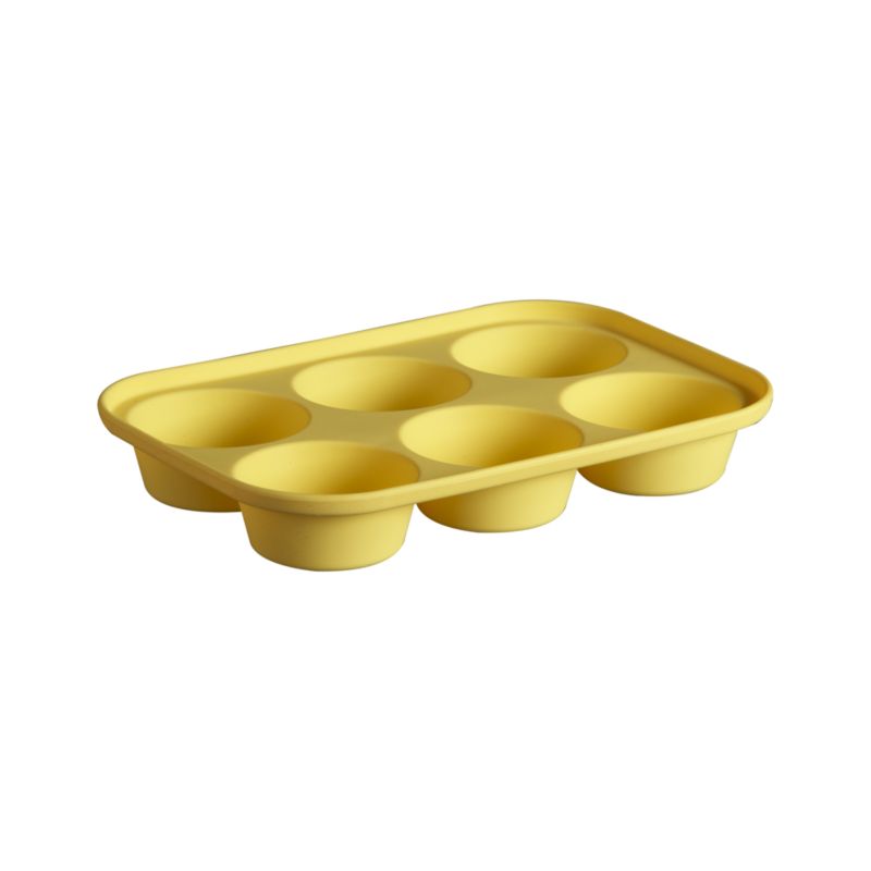 Silicone Muffin Pan Yellow
