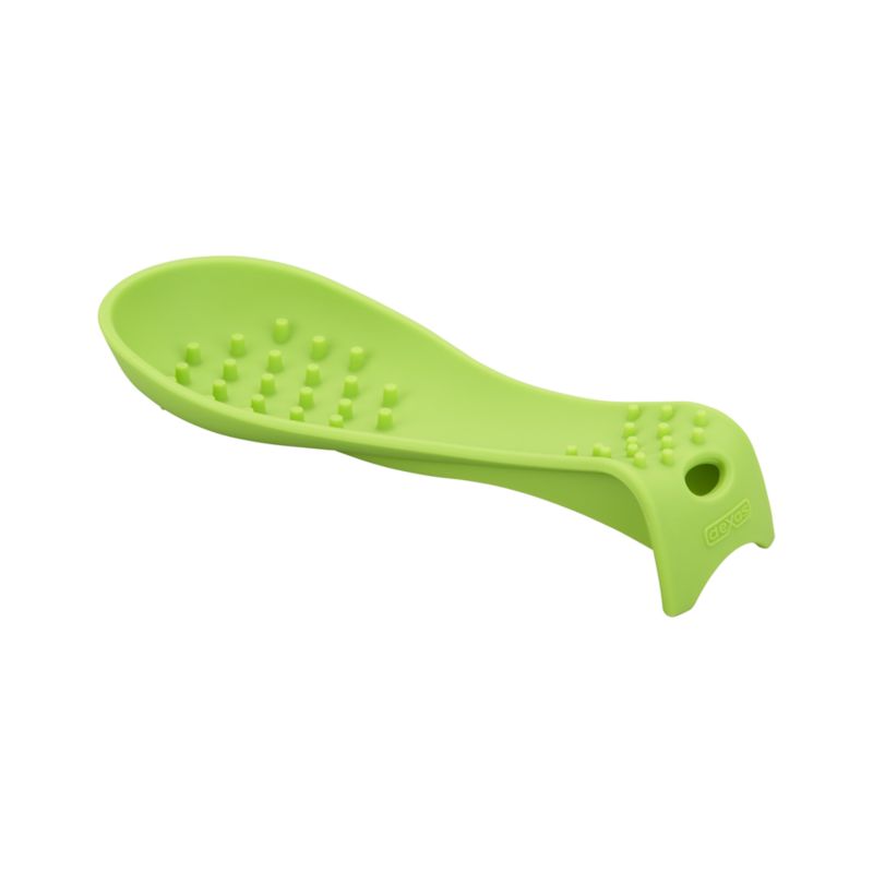 Silicone Green Spoon Rest