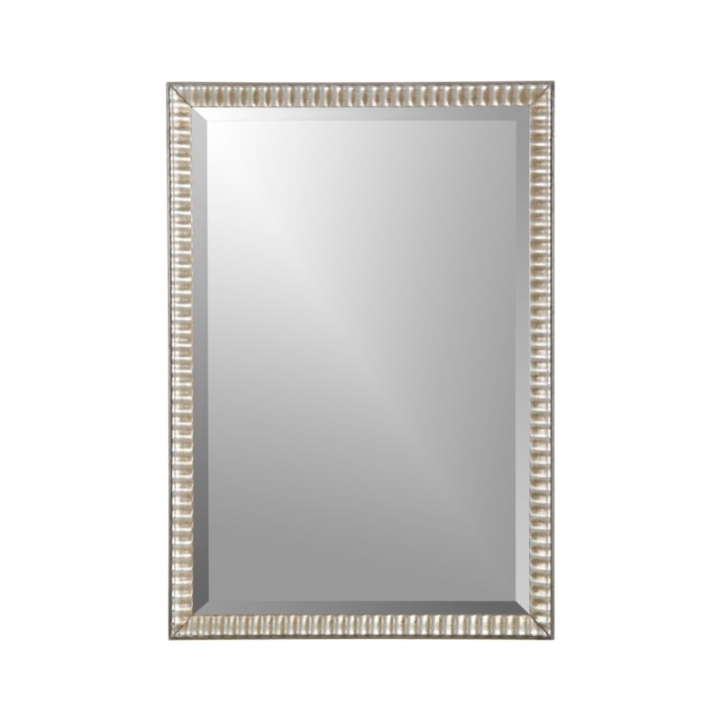 Silver Ripple Mirror
