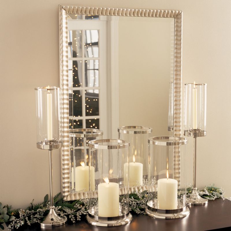 Silver Ripple Mirror