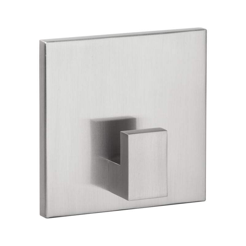 Single Brushed Steel Wall Hook