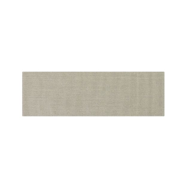 Sisal Dove Grey 2.5'x8' Rug Runner + Reviews Crate and Barrel