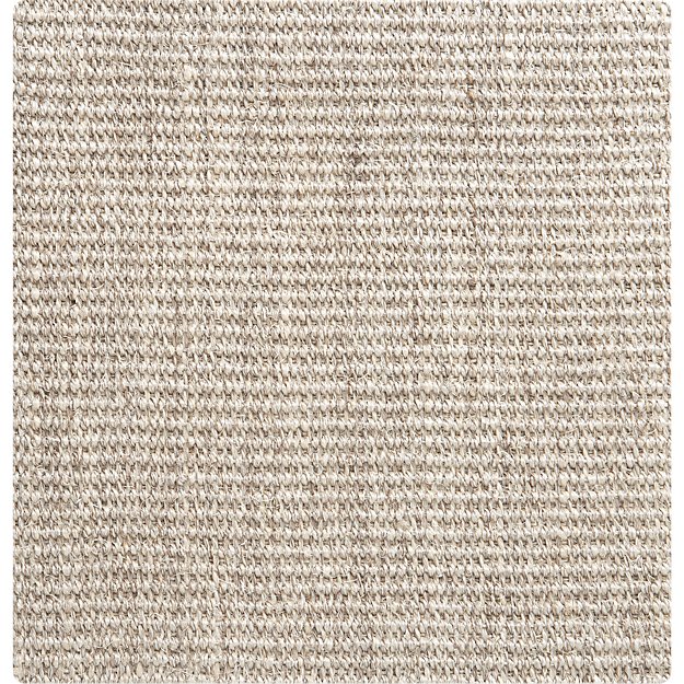 Sisal Linen 12" sq. Rug Swatch Crate and Barrel
