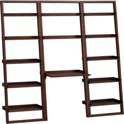 Sloane Java Leaning Desk with Two 25.5