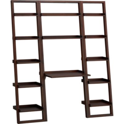 Sloane Java Leaning Desk with Two 18
