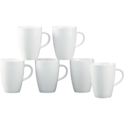 Set of 6 Small Coffee 8 oz. Mugs